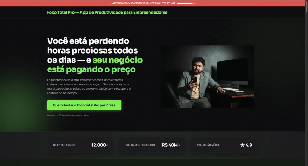 SaaS Dark Template